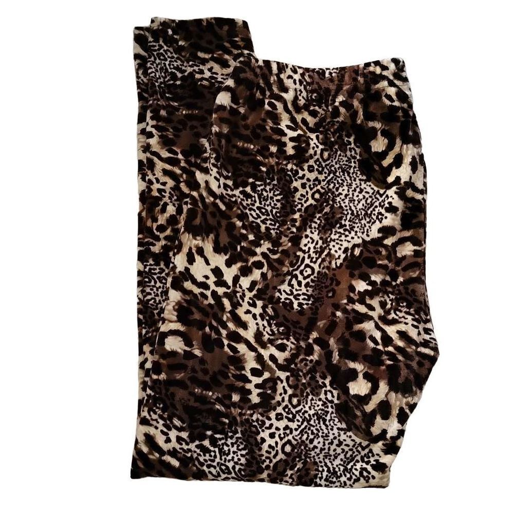 V L D  Victoria Leland Design  Animal Print Pajama Pants. 
Size L/XL